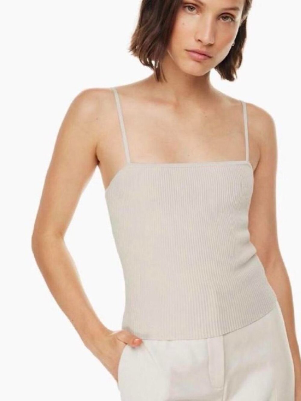 Aritzia Babaton Ribbed Top